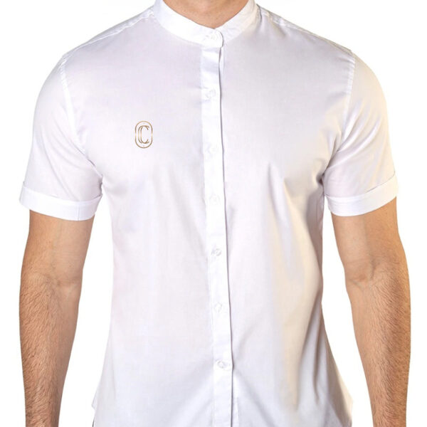 camisa cuello mao hombre