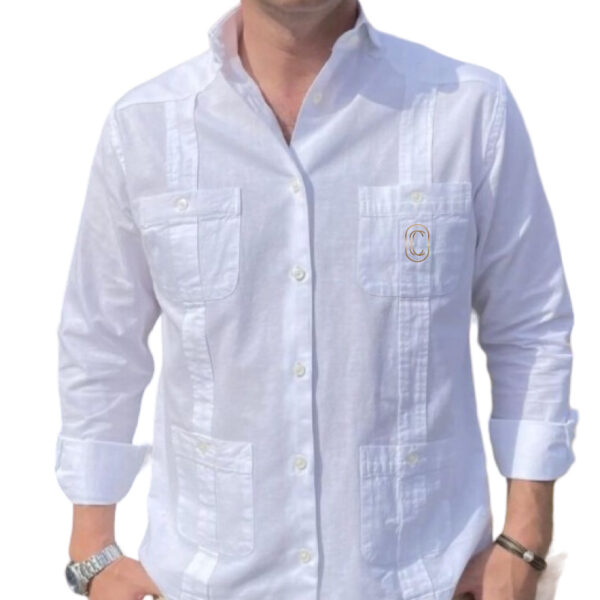 camisa guayabera para hombre